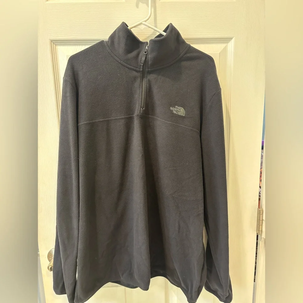 The North Face‎ Black Quarter-Zip Fleece Pullover